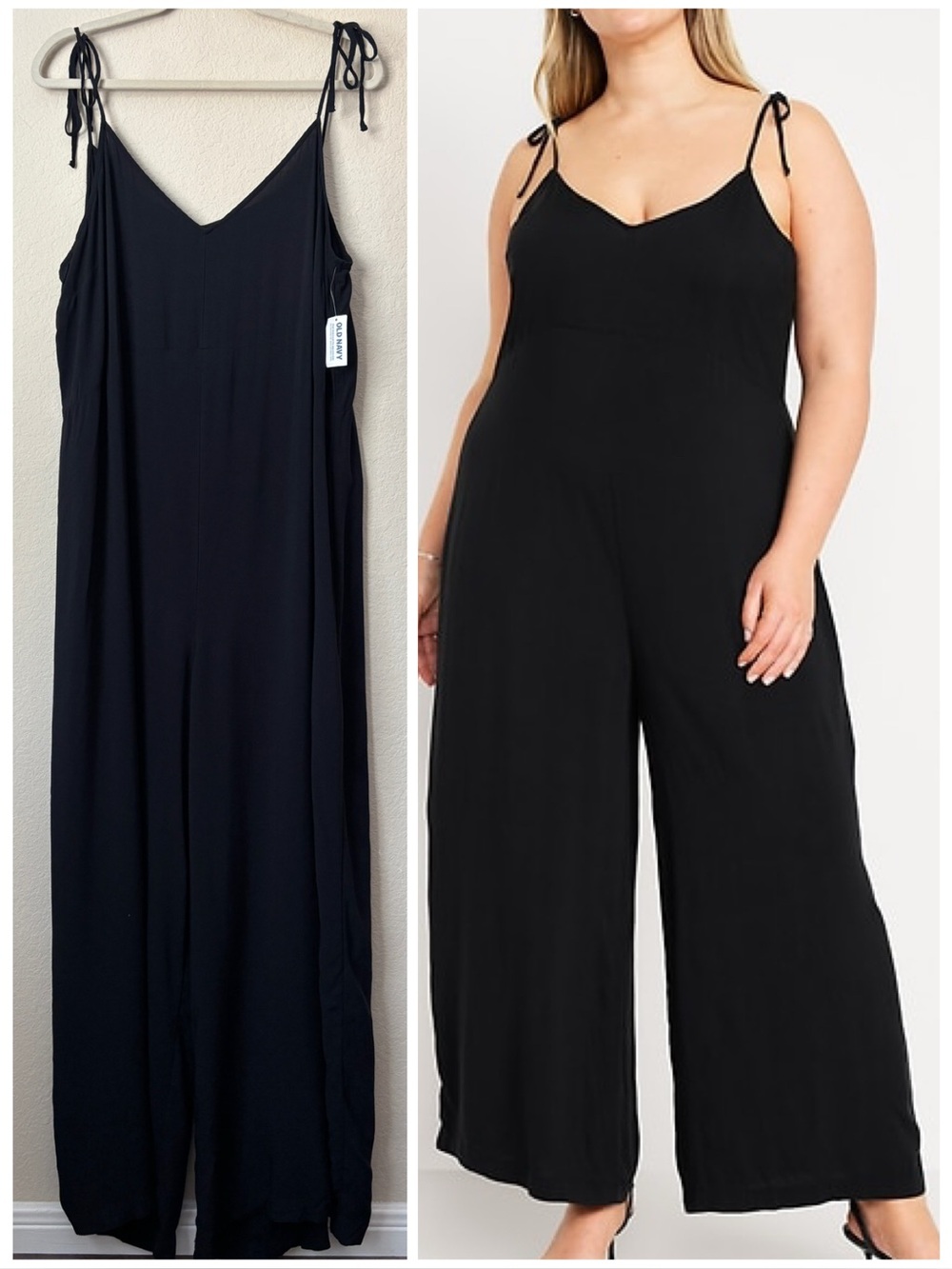 Old Navy XXL Tall NEW Sleeveless Wide-Leg Jumpsuit